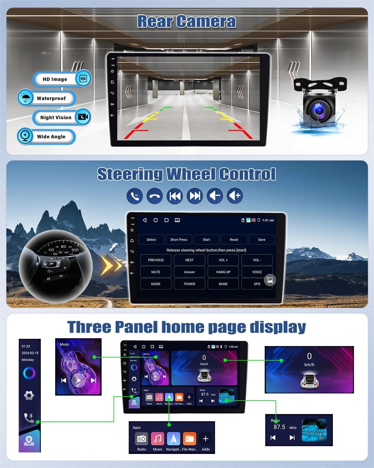 Android Autoradio Ford Mondeo 3: 9" CarPlay/Android Auto - 30% Korting
