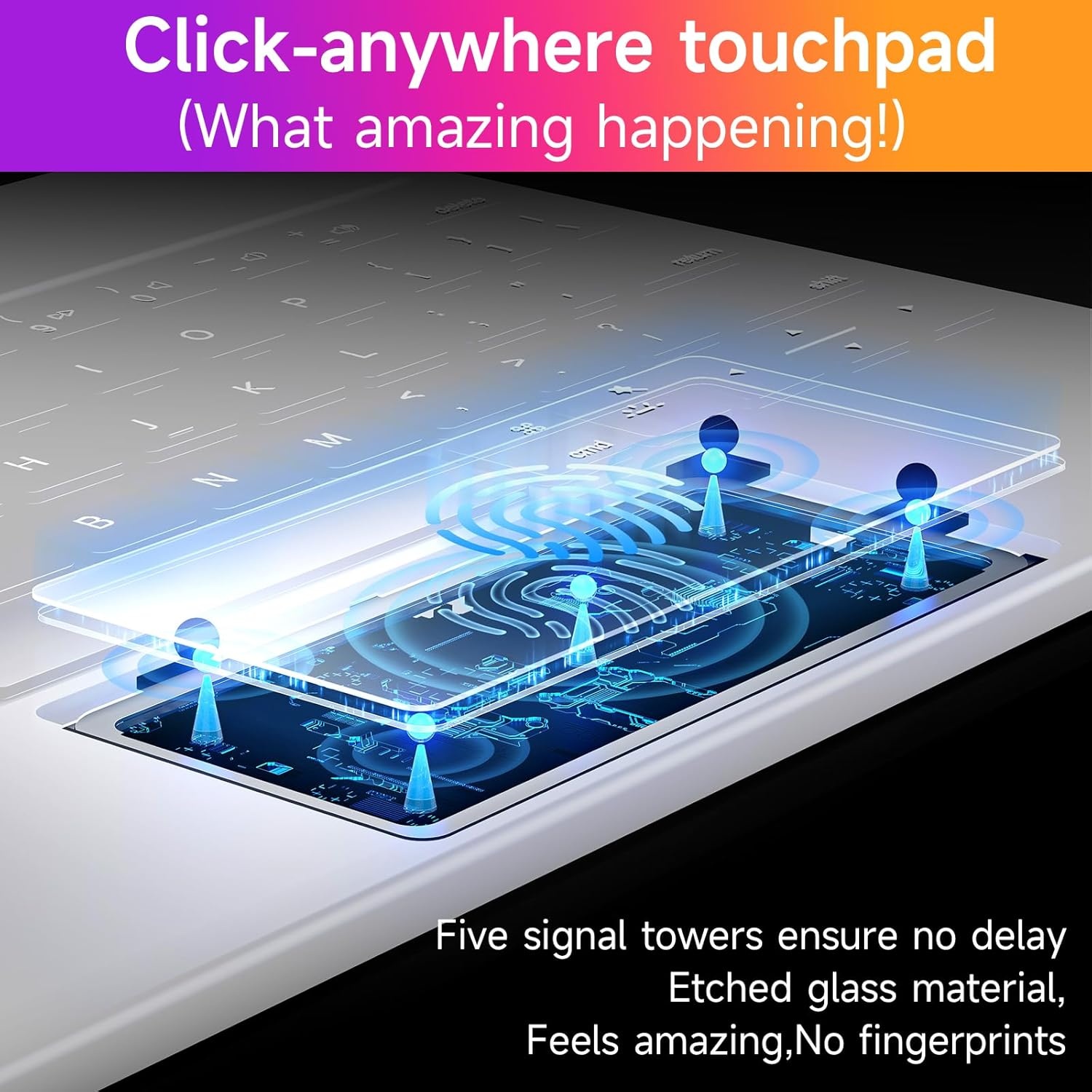 Toetsenbordhoes voor iPad Air/Pro 11" met Trackpad & Verlichting - 29% Korting