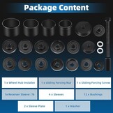 21-delige Lagertrekker Set voor Voorwielagers (FWD)