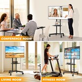 Mobiele TV-standaard met wielen (32-70") - 29% Korting