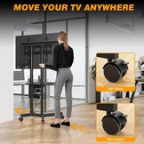 Mobiele TV-standaard met wielen (32-70") - 29% Korting