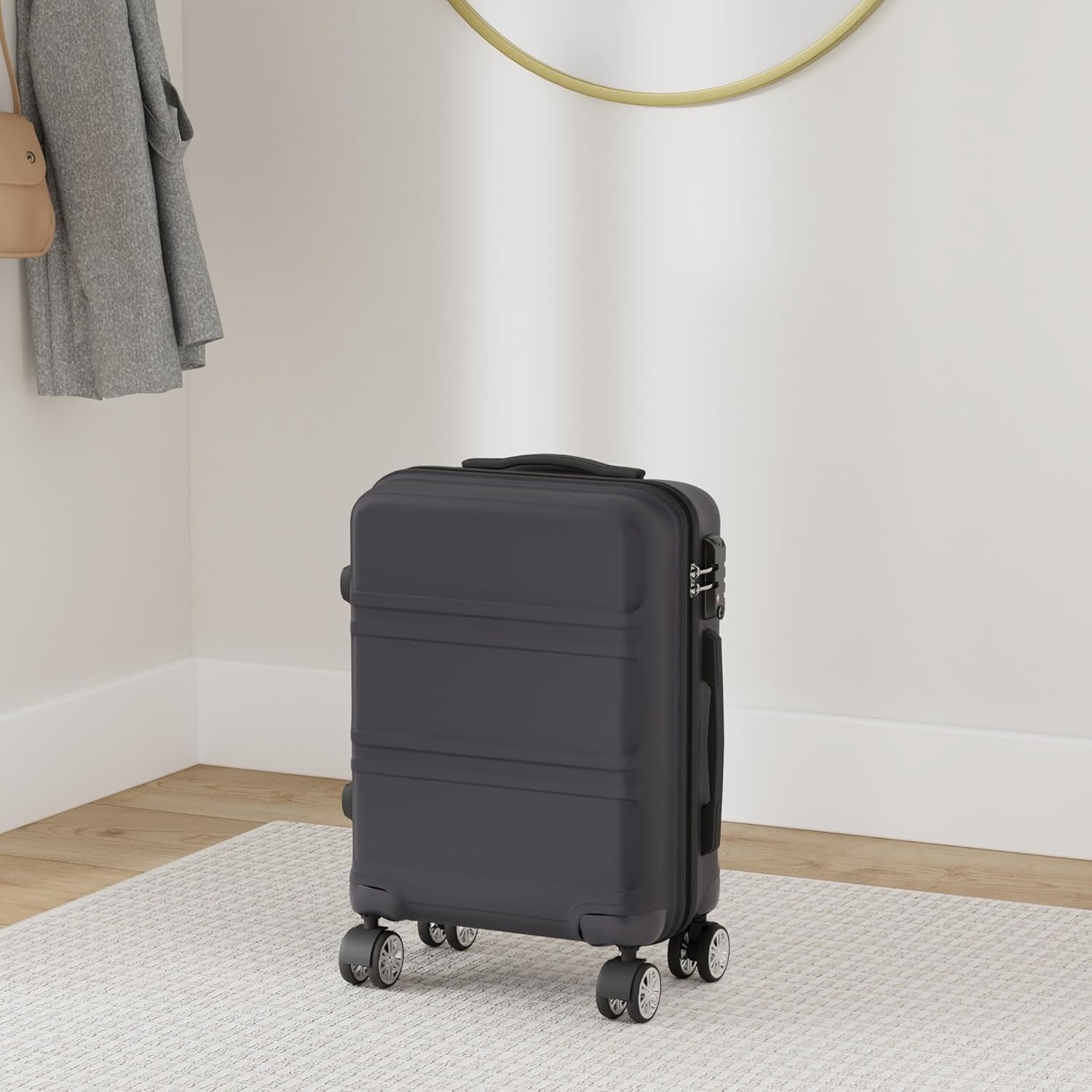 Lichtgewicht 24 inch ABS Koffer Trolley met TSA-slot - 29% Korting!