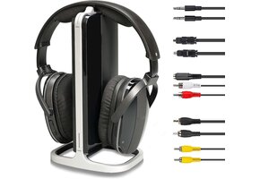 Draadloze TV Koptelefoon | 60m Bereik | 2.4G & Bluetooth | Geen Vertraging