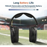 Draadloze TV Koptelefoon | 60m Bereik | 2.4G & Bluetooth | Geen Vertraging