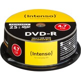 Intenso DVD+R 4.7GB 16x | 100 Stuks Spindel | 28% Korting