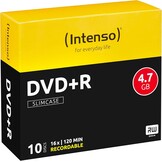 Intenso DVD+R 4.7GB 16x | 100 Stuks Spindel | 28% Korting