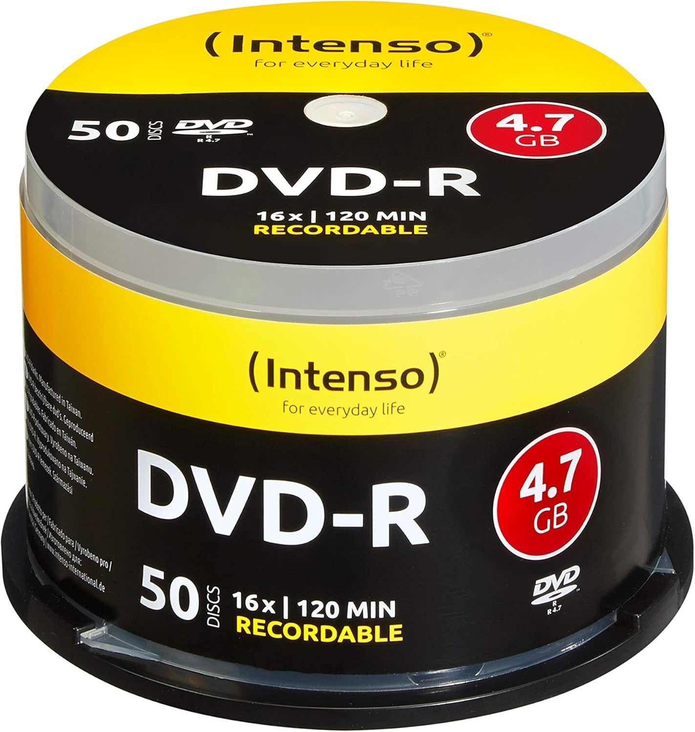 Intenso DVD+R 4.7GB 16x | 100 Stuks Spindel | 28% Korting
