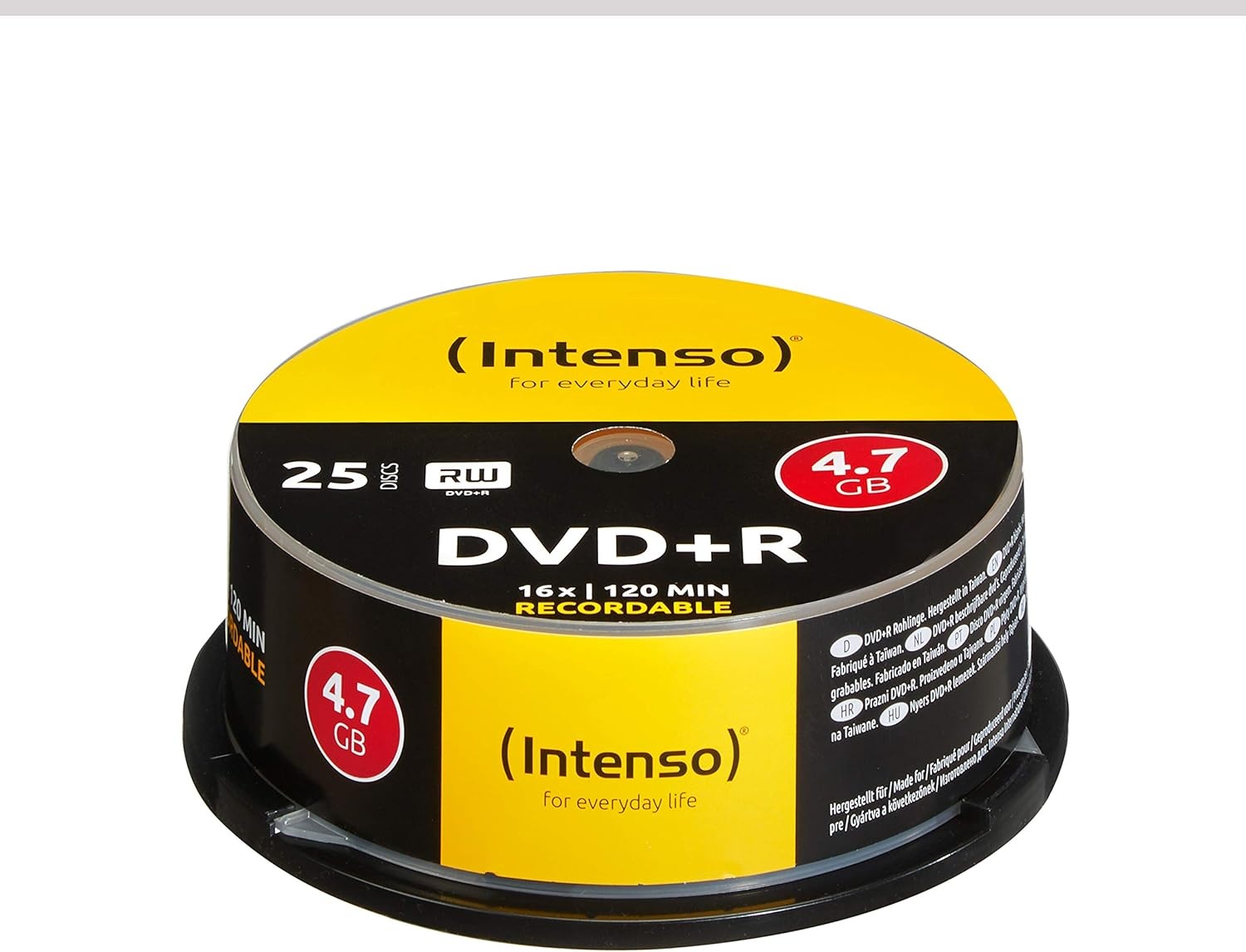 Intenso DVD+R 4.7GB 16x | 100 Stuks Spindel | 28% Korting