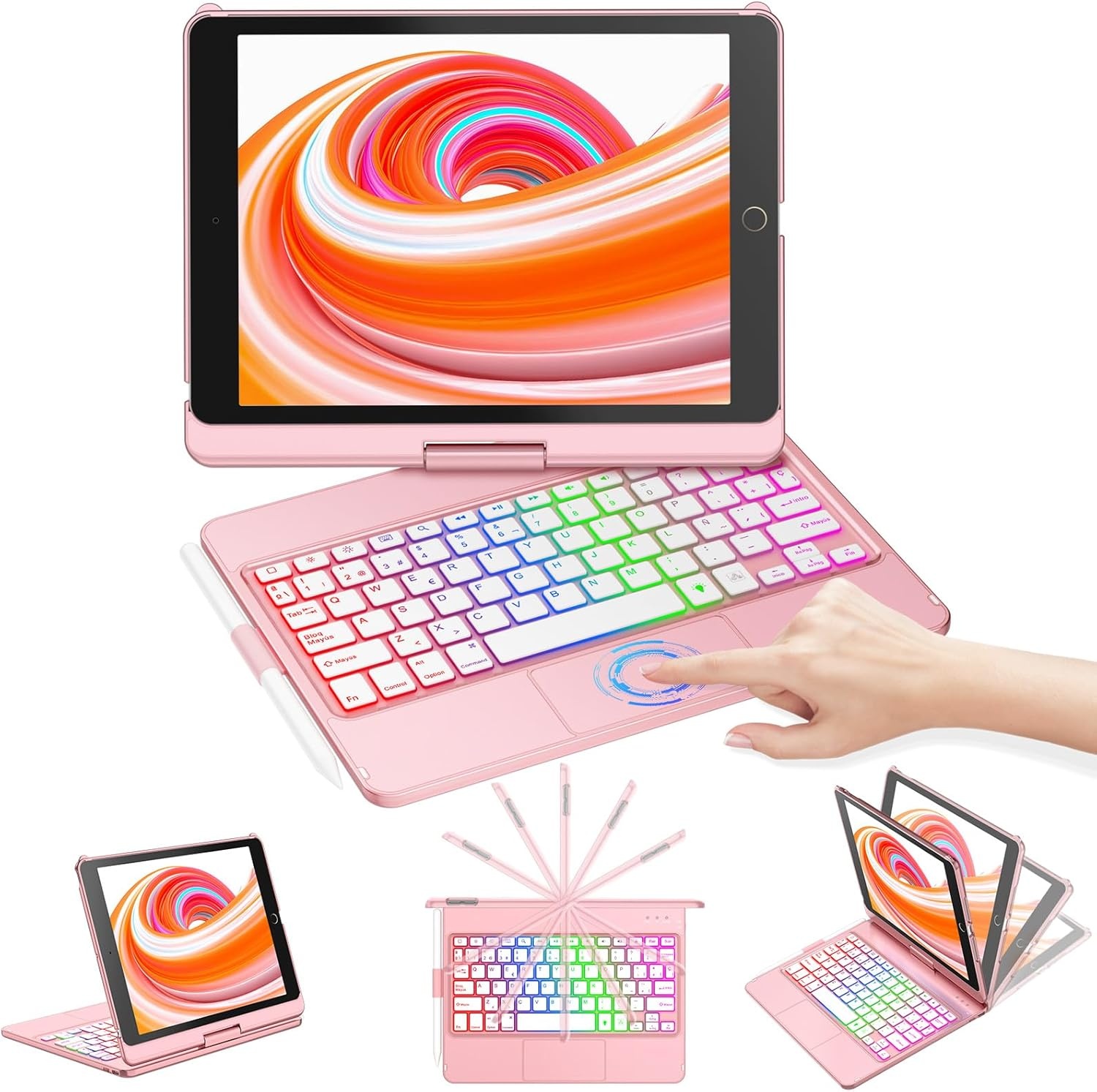 iPad 10.2 Toetsenbordhoes (9e/8e/7e Gen) - 33% Korting