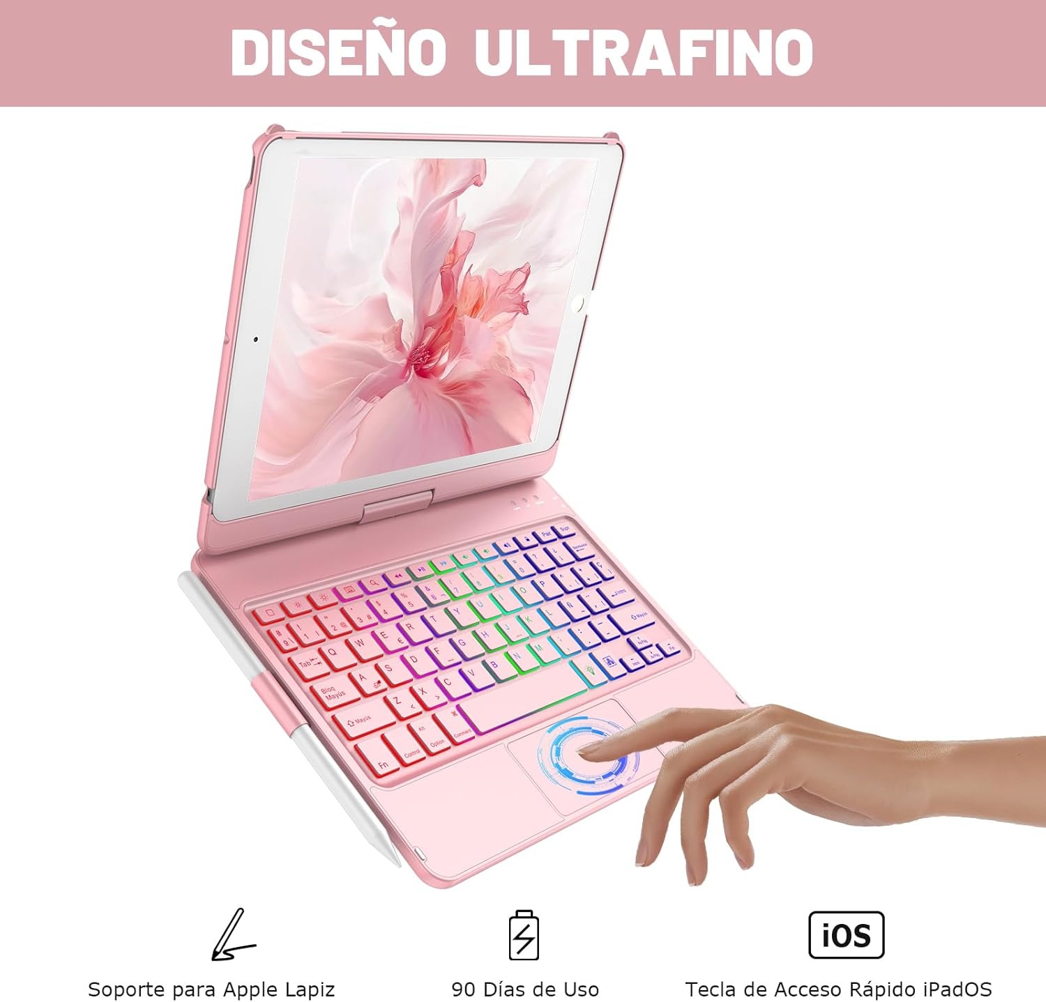 iPad 10.2 Toetsenbordhoes (9e/8e/7e Gen) - 33% Korting