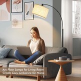 Arc Vloerlamp met 3 Kleurtemperaturen - 29% Korting