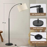 Arc Vloerlamp met 3 Kleurtemperaturen - 29% Korting