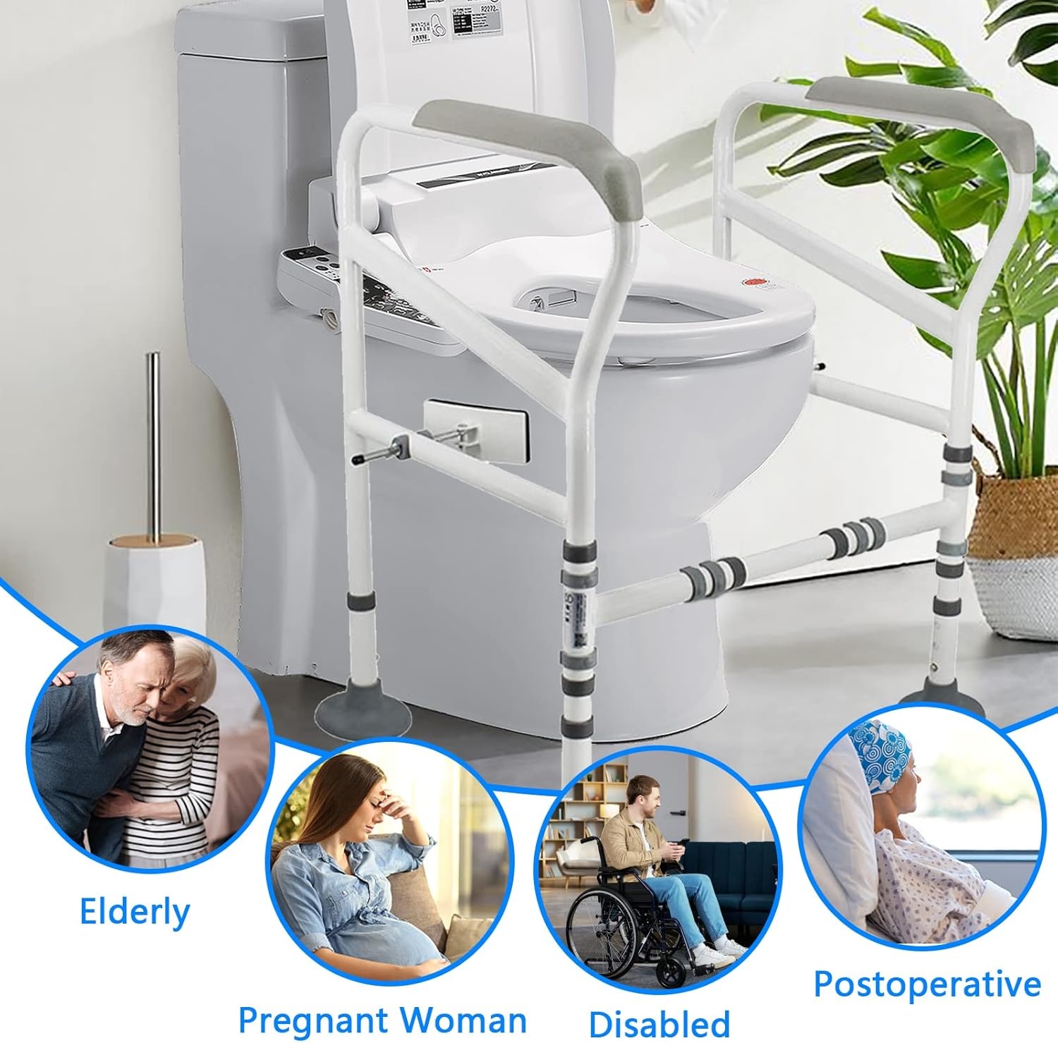 WC-frame Opstahulp Universeel - 34% Korting