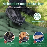 Zelfopblazende Slaapmat Camping | 12cm Dik | Met Voetpomp | 33% Korting
