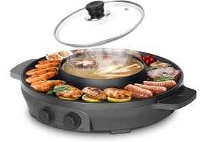 2-in-1 Hotpot & Grill 2000W met 29% Korting