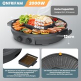 2-in-1 Hotpot & Grill 2000W met 29% Korting
