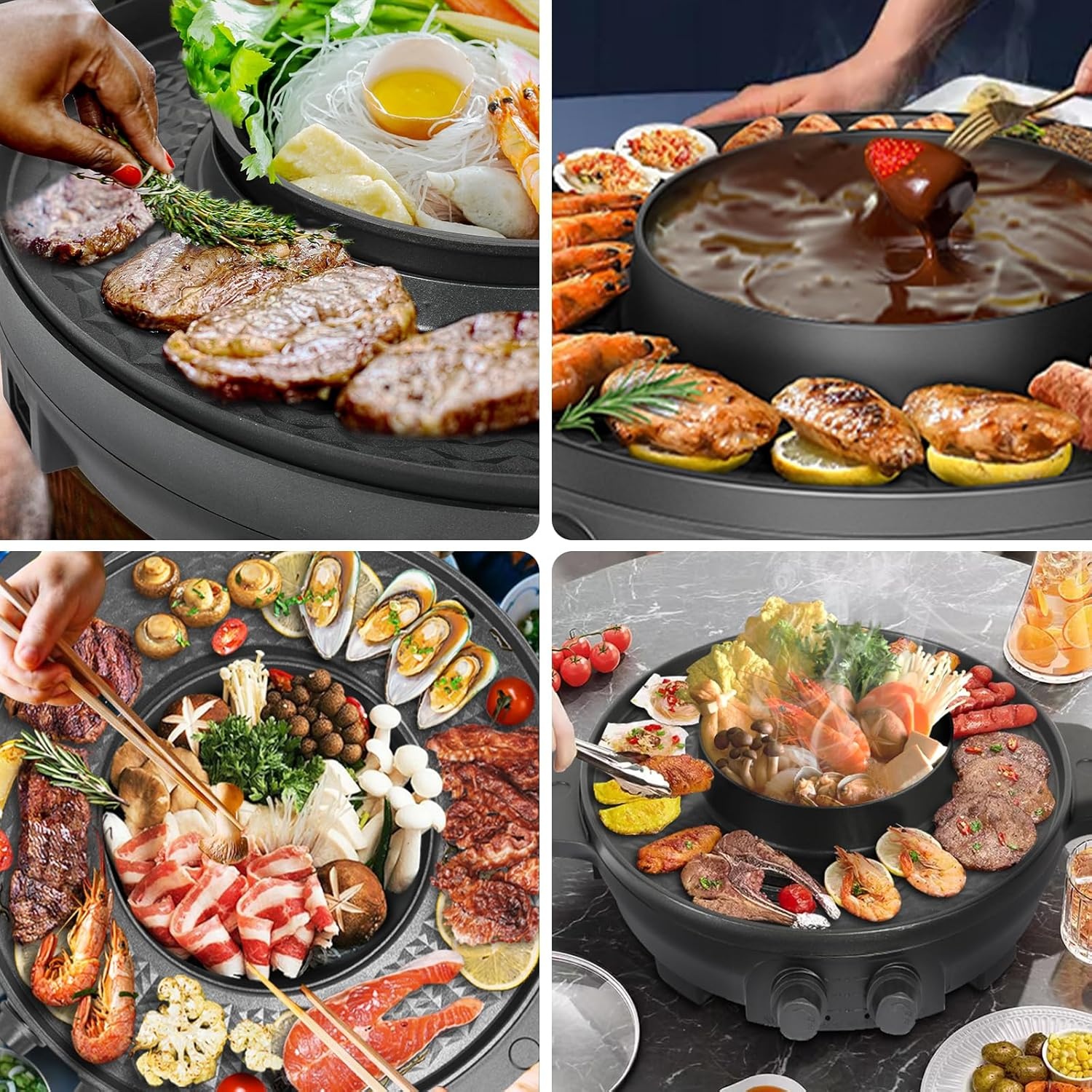 2-in-1 Hotpot & Grill 2000W met 29% Korting