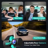 4K+2K Dual Dashcam Auto met GPS, WiFi & 64GB SD | 30% Korting