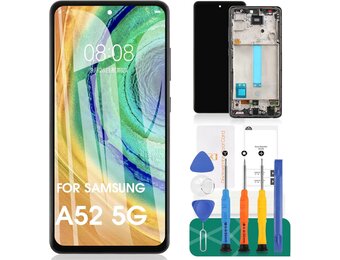 Schermvervanging Samsung Galaxy A52 5G (met frame) - 33% Korting!