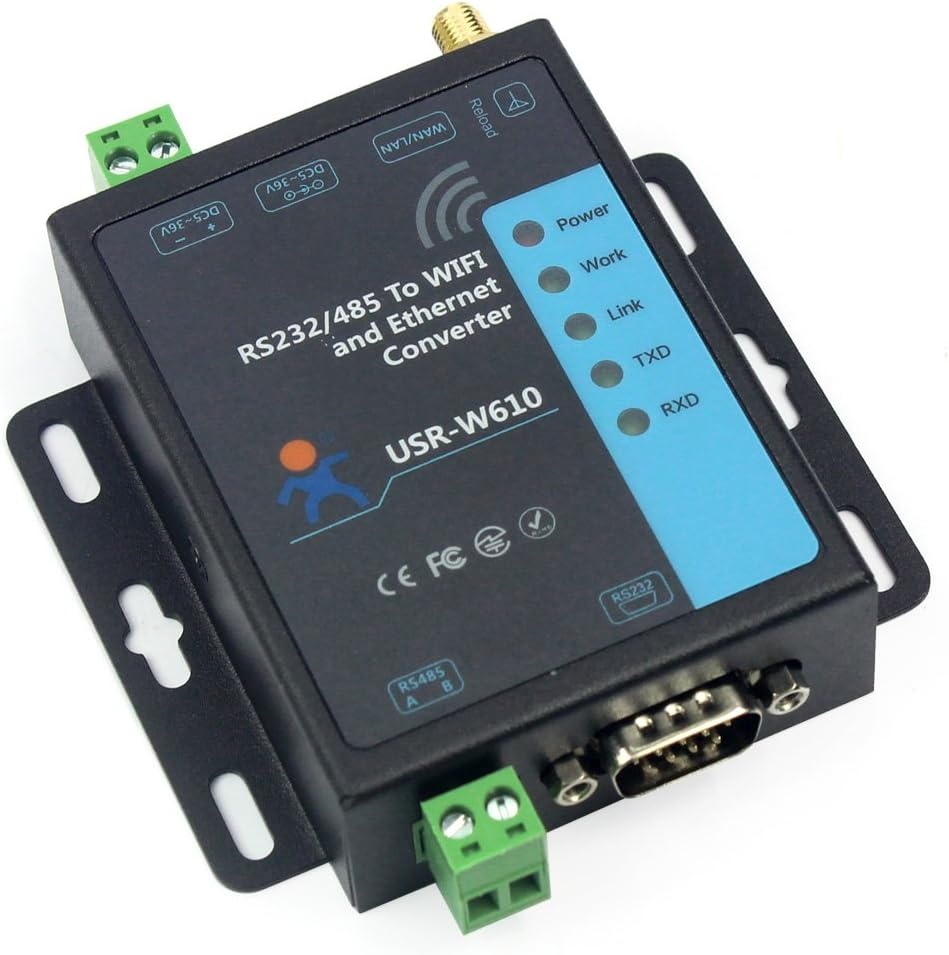 Serieel naar WiFi Ethernet Converter - Industriële Automatisering met Korting