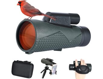 12x56mm ED Monoculair met Smartphone Adapter - 30% Korting!