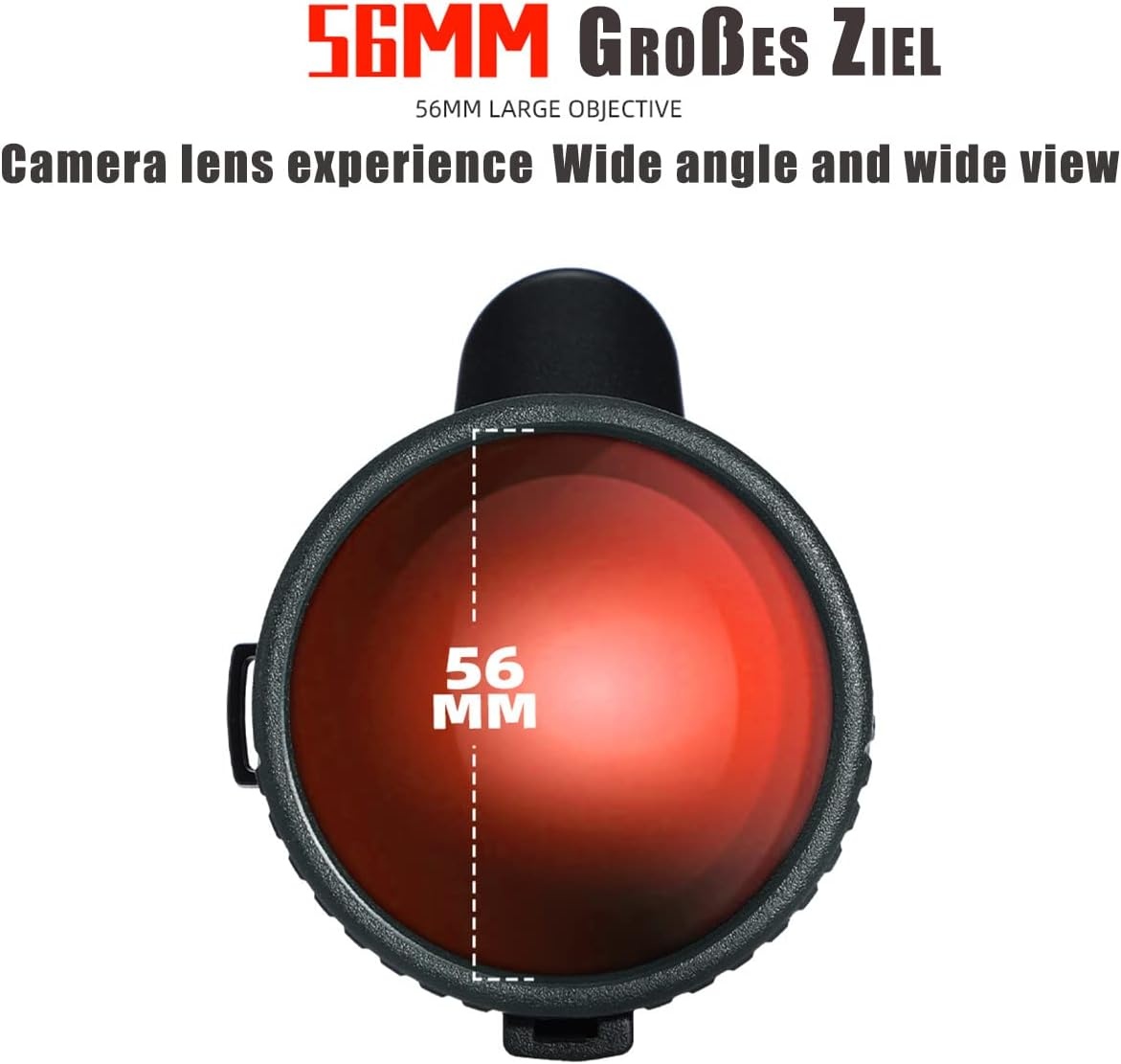 12x56mm ED Monoculair met Smartphone Adapter - 30% Korting!