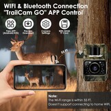Wildcamera 48MP Nachtzicht WiFi Bluetooth - 29% Korting