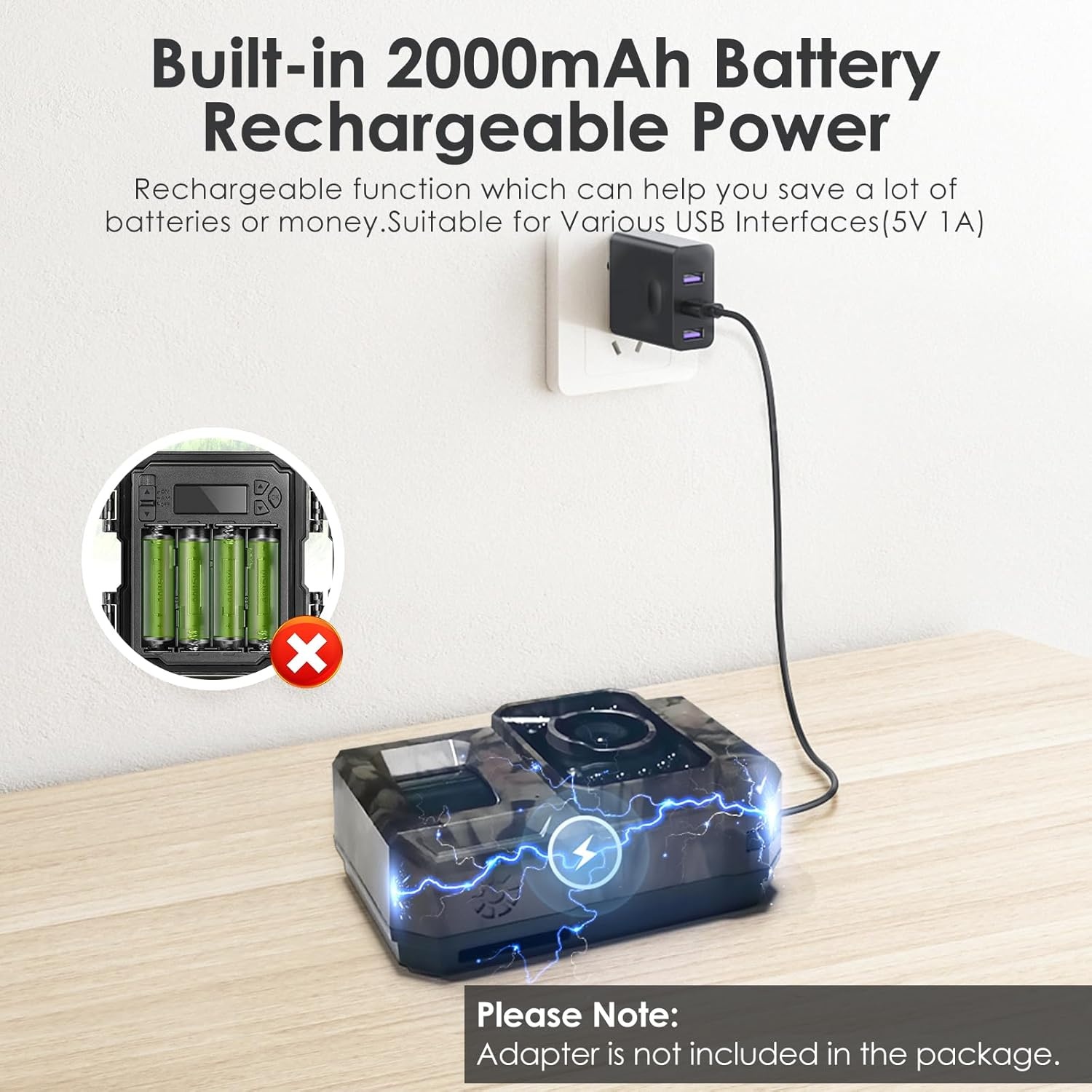 Wildcamera 48MP Nachtzicht WiFi Bluetooth - 29% Korting