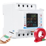 Driefase WiFi Energiemeter 100A 380V met Tuya App | 29% Korting