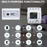 Driefase WiFi Energiemeter 100A 380V met Tuya App | 29% Korting