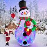 Opblaasbare Sneeuwpop 3m Buiten | LED | Kerstdecoratie met 34% Korting