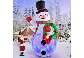 Opblaasbare Sneeuwpop 3m Buiten | LED | Kerstdecoratie met 34% Korting