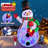 Opblaasbare Sneeuwpop 3m Buiten | LED | Kerstdecoratie met 34% Korting