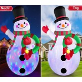 Opblaasbare Sneeuwpop 3m Buiten | LED | Kerstdecoratie met 34% Korting