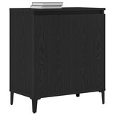 Zwart Dressoir van Bewerkt Hout (60x35x70cm) - 34% Korting!