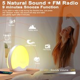 Wake-up Light Wekker met Zon Simulatie - 33% Korting