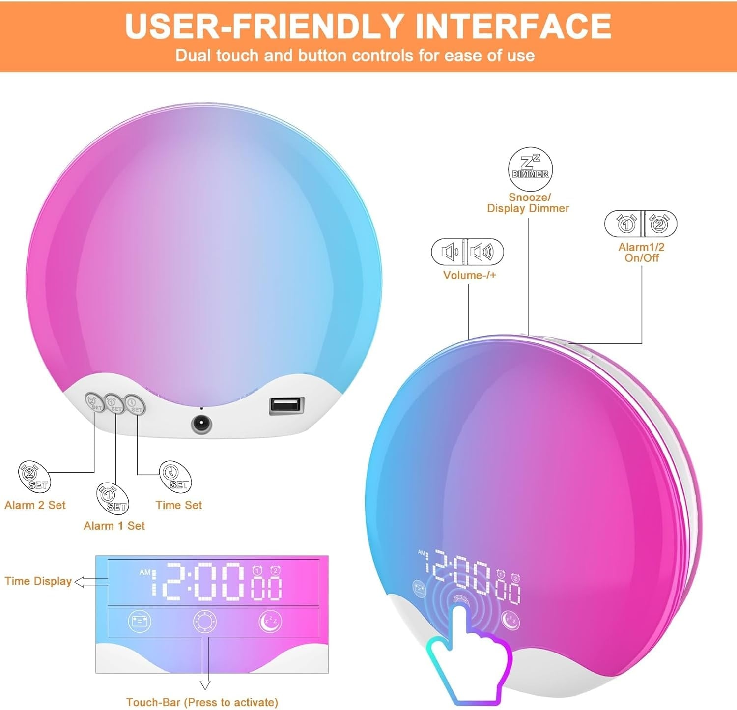 Wake-up Light Wekker met Zon Simulatie - 33% Korting