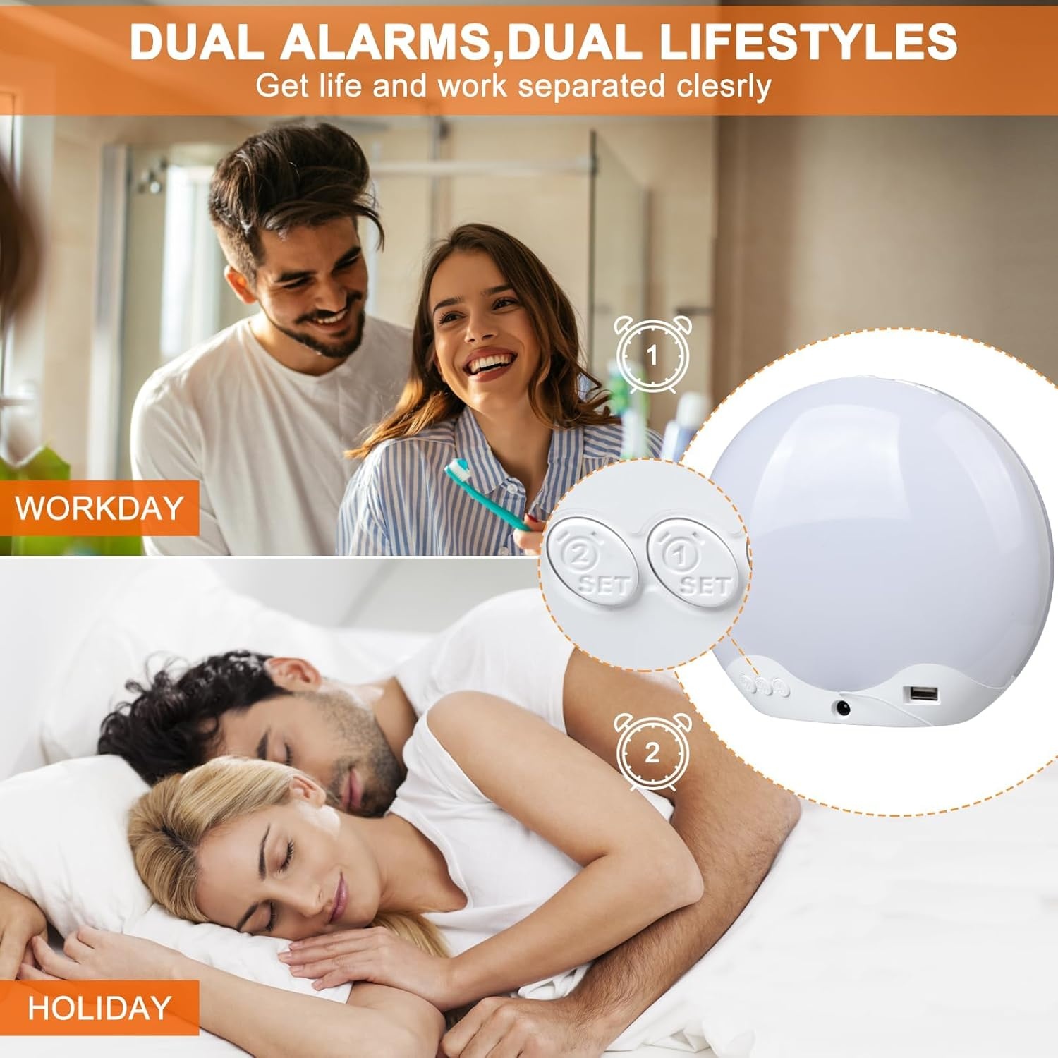 Wake-up Light Wekker met Zon Simulatie - 33% Korting