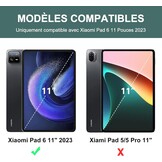 Toetsenbordhoes AZERTY voor Xiaomi Pad 6/6 Pro 11 inch - 73% Korting