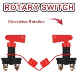 2x Accu Scheidingsschakelaar DC 12-24V (Marine/Auto) - 32% Korting!