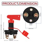 2x Accu Scheidingsschakelaar DC 12-24V (Marine/Auto) - 32% Korting!