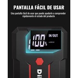Krachtige Autostarter 23800mAh 3000A (Benzine/Diesel tot 8.0L) met LED