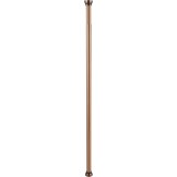 Uittrekbare Douchegordijnroede (75-125 cm) - Zonder Boren - Aluminium Koperbruin - 28% Korting