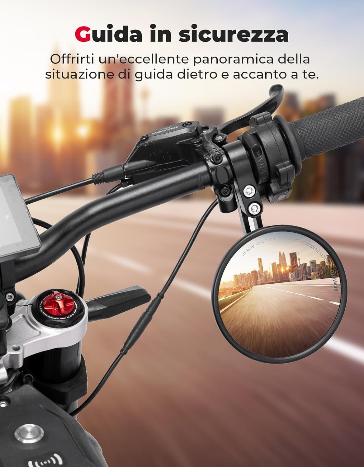 Universele Motor Stuurlenspiegel Set (2 stuks) - E24 Gecertificeerd