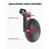 Universele Motor Stuurlenspiegel Set (2 stuks) - E24 Gecertificeerd