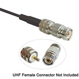 Coaxkabel set 30cm RG58 | 2x PL-259 | 50 Ohm | 73% korting