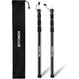 Verstelbare Aluminium Tentstokken (2x) - 85-250 cm