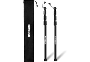 Verstelbare Aluminium Tentstokken (2x) - 85-250 cm