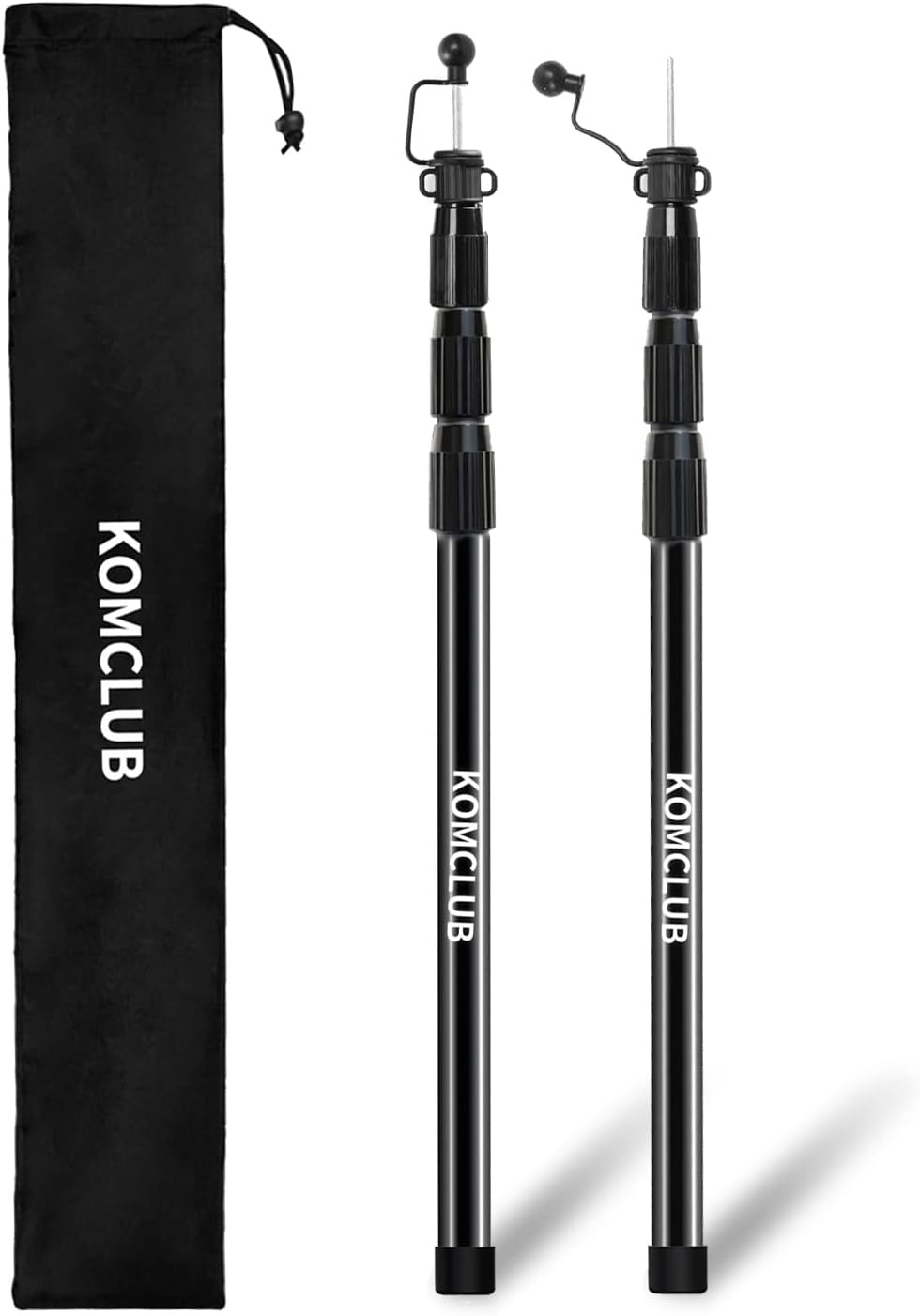 Verstelbare Aluminium Tentstokken (2x) - 85-250 cm