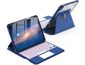 Roterende Toetsenbordhoes met Touchpad voor iPad 11"/10.9" (2025/2022) - 29% Korting
